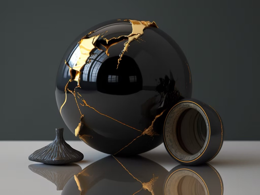Kintsugi Japanese Ceramic